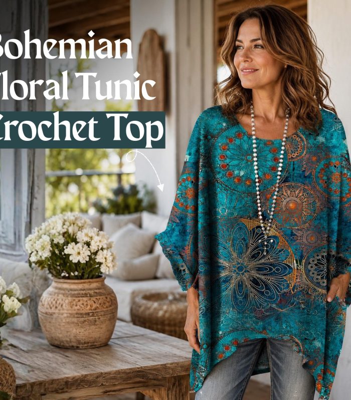 Plus Size Bohemian Tunic Top Floral Kaftan Blouse Oversized Summer Shirt Casual Loose Fit Boho Clothing For Women